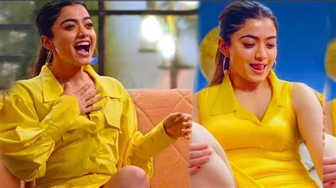 Pushpa Sensation Rashmika Mandanna S Oops Moment In Yellow Dress Goes