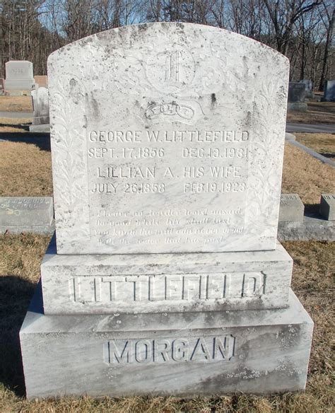 Lillian Agnes Lilly” Pike Littlefield 1858 1923 Find A Grave Memorial