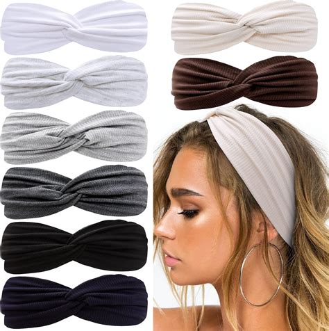 Huachi Headbands for Women Non Slip for Short Hair Super Soft Summer ...