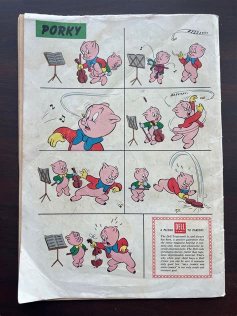 Vintage Porky Pig Comic Book Series Dell Comics Etsy