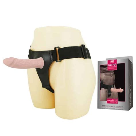 Vibrating Realistic Strap On Dildo Sextoysupply
