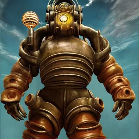 Big Daddy From Bioshock A God God Ecstatic Stable Diffusion