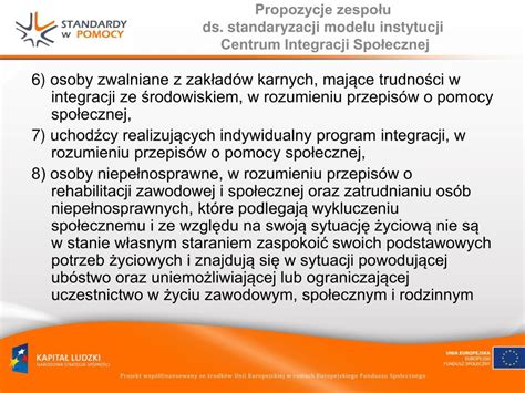 Ppt Tworzenie I Rozwijanie Standard W Us Ug Pomocy I Integracji