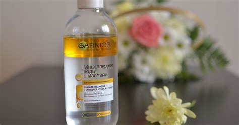 Отзыв: мицеллярная вода с маслами Garnier