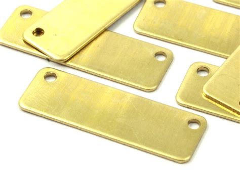 Brass Stamping Blanks 10 Raw Brass Stamping Blanks Etsy