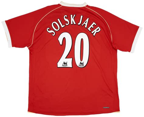 Manchester United Home Shirt Solskjaer Xxl