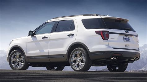 Ford, Ford Explorer Sport, Car, Crossover Car, Mid-Size Car, SUV, White ...