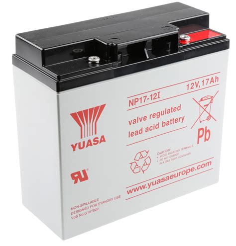 NP17 12I Yuasa Yuasa 12V M5 Sealed Lead Acid Battery 17Ah 200 6505