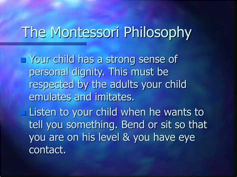 Ppt The Philosophy Of Montessori Powerpoint Presentation Free Download Id 423994