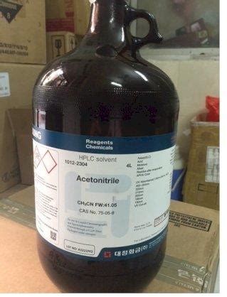 Acetonitrile HPLC Daejung 4L In Pakistan For Rs 15000 00 Crucial