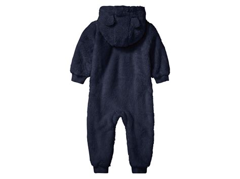 lupilu Baby Teddyfleece Overall mit Öhrchen