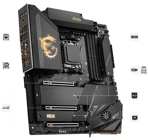 Msi Meg X E Ace Am Amd X Sata Gb S E Atx Amd Ryzen Series