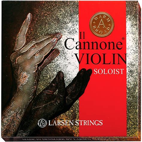 Larsen Strings Il Cannone Soloist Violin String Set With Warm And Broad