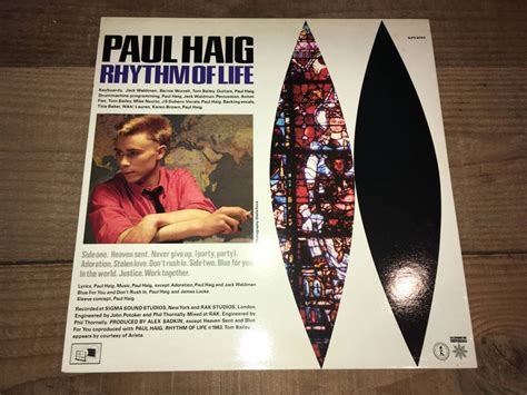 Yahooオークション Lpレコードuk盤 ポールヘイグpaul Haig Rhyth