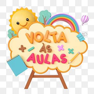 T Tulo Criativo De Volta S Aulas Png De Volta Escola School Bag