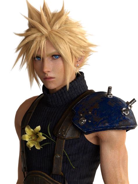 Cloud Strife Final Fantasy Remake 7 Png By Eveniz On Deviantart