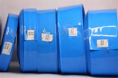 Pvc Sleeves For Battery Pack Blue Plain Mm Pvc Heat Shrink Sleeve