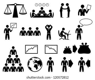 vector business icons stock vector royalty   shutterstock