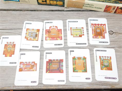 Vintage Clue Board Game Pieces Clue Replacement Game Pieces - Etsy