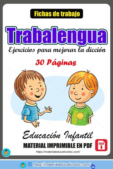 Trabalenguas Infantiles Para Preescolar Y Primaria En