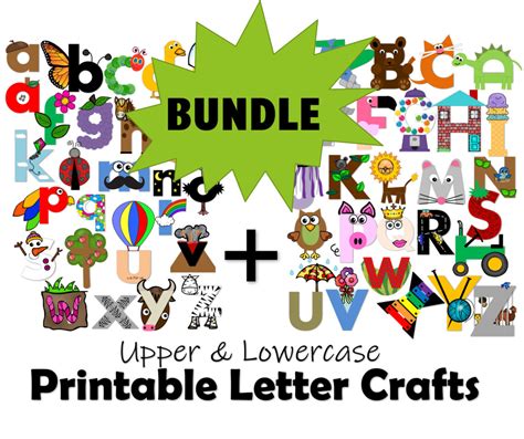 Printable Alphabet Crafts Bundle