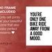 You Re Only One Bike Ride Away From A Good Mood Cycling Etsy Uk