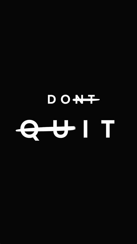 Download Don't Quit, Do It Aesthetic Black Quotes Wallpaper | Wallpapers.com