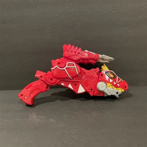 Power Rangers Dino Charge Deluxe Morpher Red Blaster T Rex Sounds Works