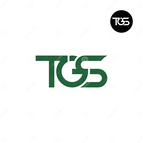 Letter Tgs Monogram Logo Design Stock Vector Illustration Of Company