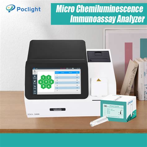 Homogeneous Chemiluminescence Immunoassay Analyzer Poct Rapid Test Kit