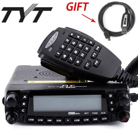 TYT TH 9800 PLUS 29 50 144 430 MHZ QUAD BAND CAR MOBILE TRUNK RADIO