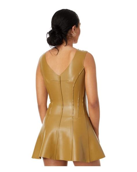 Norma Kamali Grace Mini Dress In Metallic Lyst