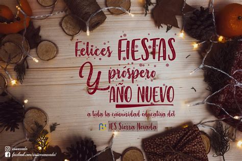 Felices Fiestas Y Pr Spero A O Nuevo Ies Sierra Nevada