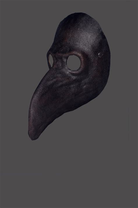 Leather Mask Leather Plague Doctor Short Nose Etsy