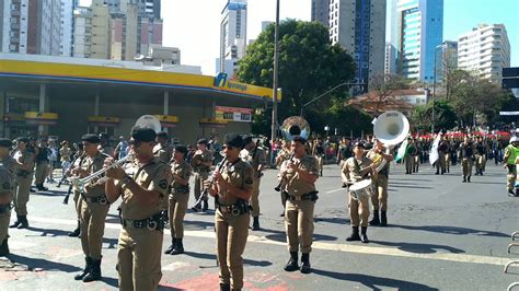 Banda Da Pol Cia Militar Desfile De De Setembro Youtube