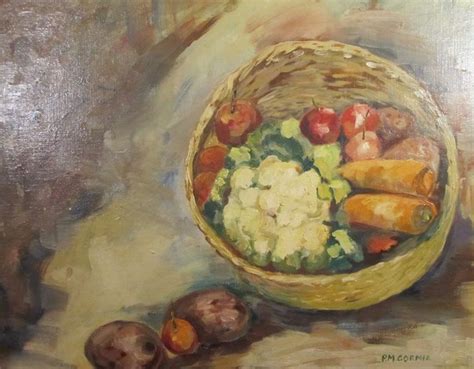 Vegetable Basket Painting at PaintingValley.com | Explore collection of Vegetable Basket Painting