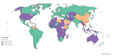 [oc] Political Party System By Country [6300x3095] R Mapporn