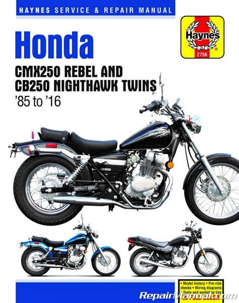 Haynes 1985 2016 Honda CMX250 Rebel CB250 Nighthawk Twins Motorcycle