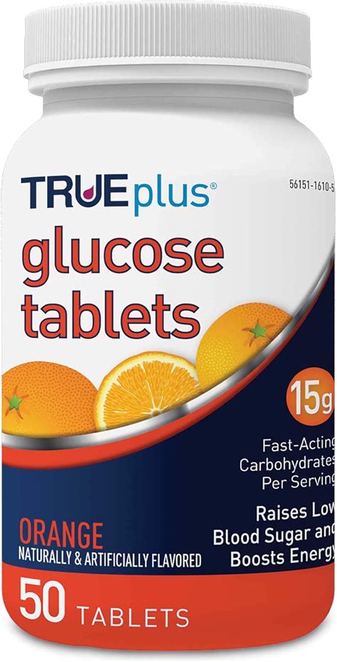 Trueplus Tabletas De Glucosa Naranja Unidades Yaxa Store