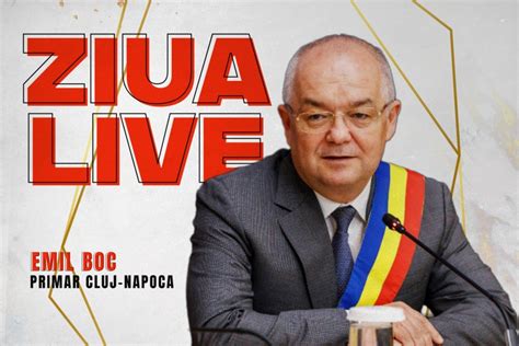 Ziua De Cluj Primarul Emil Boc Invitat La Ziua Live