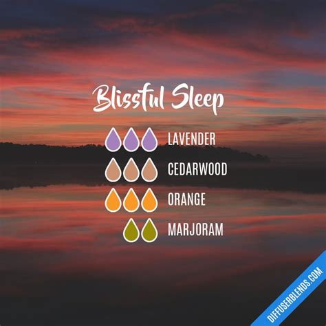 Blend Recipe 3 Drops Lavender 3 Drops Cedarwood 3 Drops Orange 2