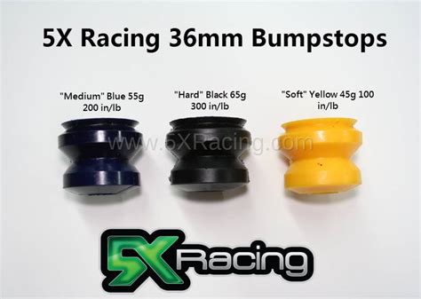 5x Racing 36mm Bump Stops