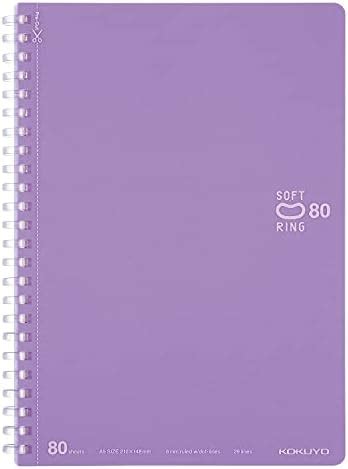 Amazon Kokuyo D Shaped Soft Ring Notebook Mm Ruled W Dot Lines