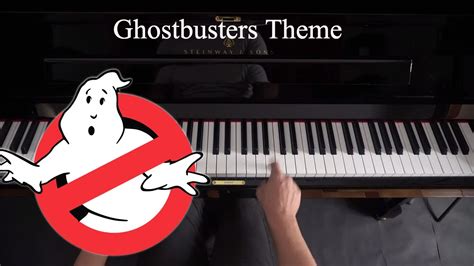 Ghostbusters Theme Piano Tutorial Youtube