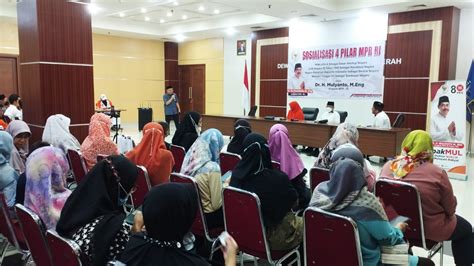 Sosialisasi Empat Pilar Anggota Mpr Ri Mulyanto Tafsir Pembukaan Uud