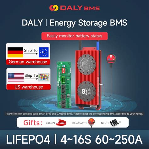 Daly Batterie Au Lithium Intelligente Quilibreur Actif Stockage Bms