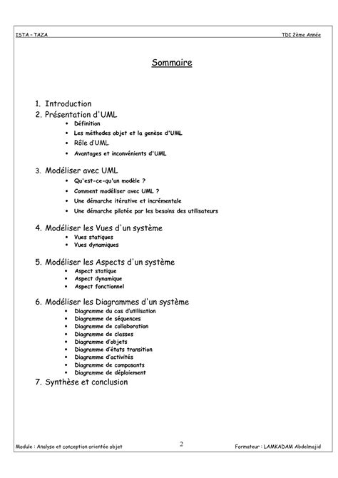 Solution Uml Langage De Modelisation Objet Unifie Studypool