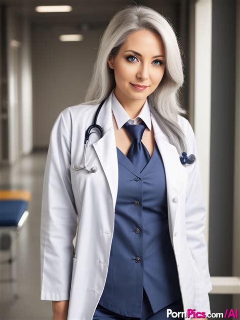 AI Generated Hottie Elisa Diclins Poses Naked In Her Doctor S Uniform