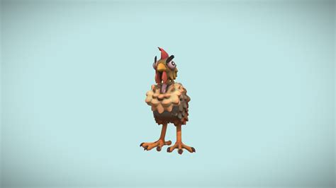 Chicken Enemy For University Game Project Download Free 3d Model By