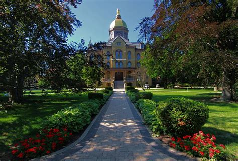 Summer On Notre Dame Campus Photograph by Dan Sproul